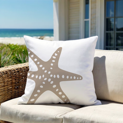 Barnon Outdoor Reversible Throw Pillow