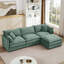 102” Oversized Modular Sectional Sofa, U Shaped Cloud Couch Set, 3-seater Comfy Chenille Couches With 1 Movable Ottomans, Diy Combination For Living Room
