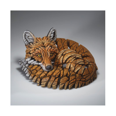 EDGE Sculpture EDGES Curled Up Fox