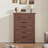 5 Dresser for Bedroom, 41.3 in Tall Vertical Drawer Dresser with Large Storage, Freestanding Wooden Closet Chest for Bedroom, Living Room-1483645010