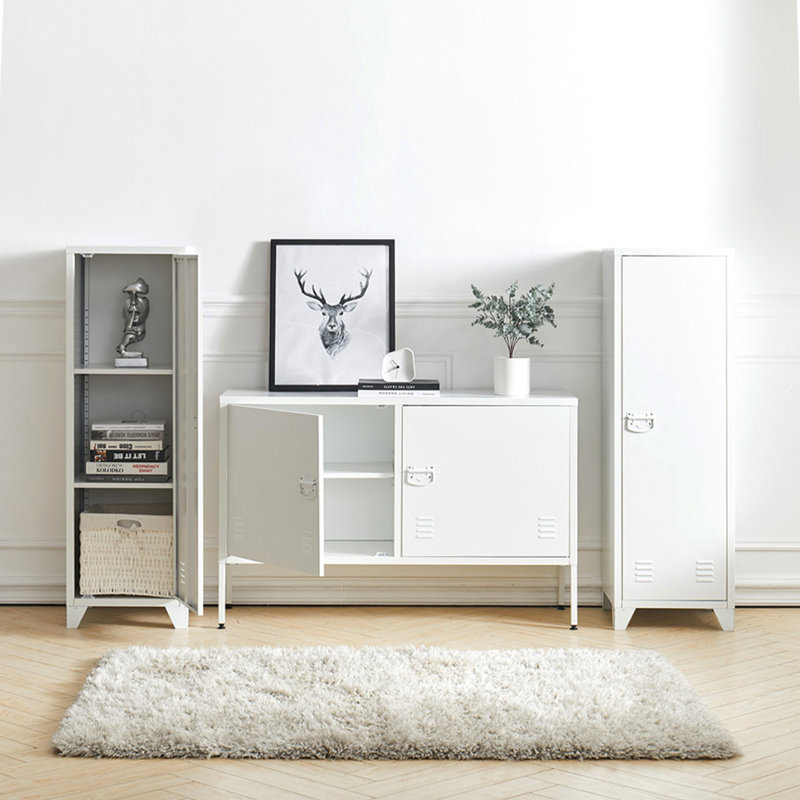 Lasher Accent Cabinet, White