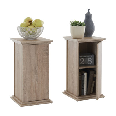 30cm W Manufactured Wood Bedside Table