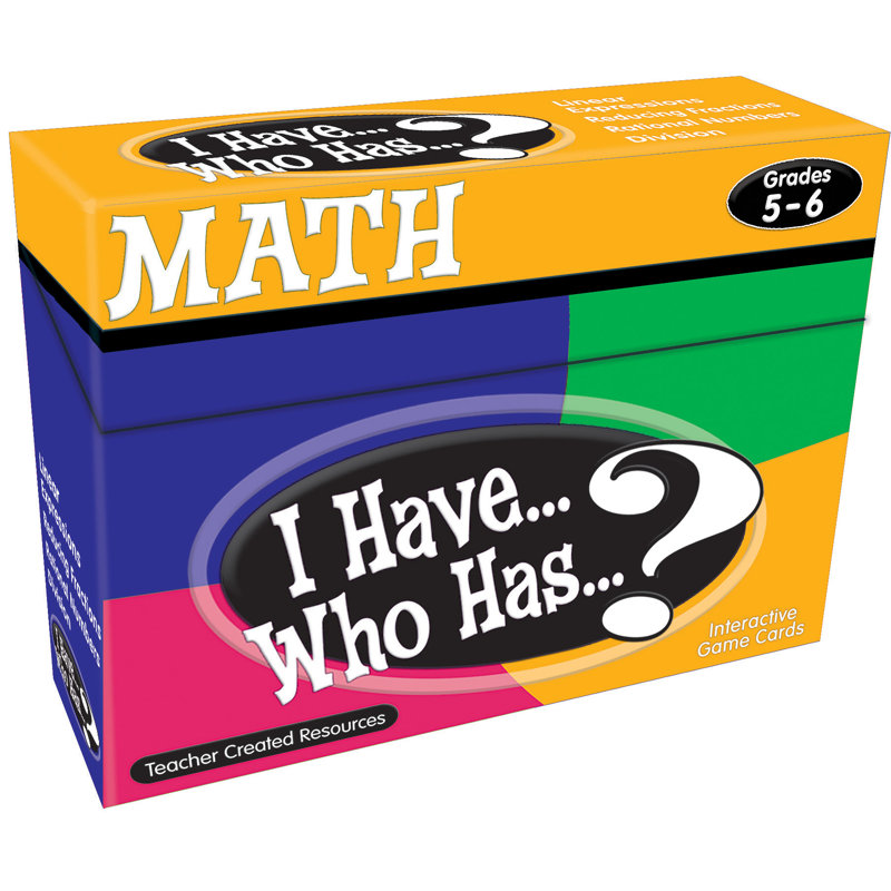 I Have, Who Has Math Game
