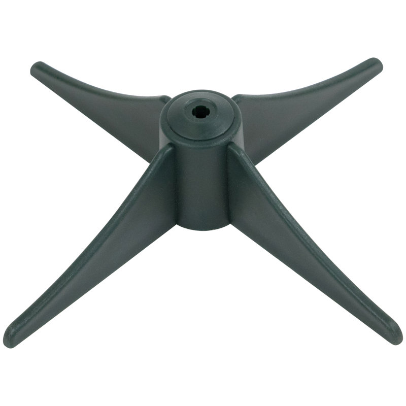 Support d'arbre de Noël pour arbres artificiels de 3 à 4 pi, H 2 po x l 10 po x P 10 po, Vert