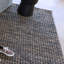 Gemini Geometric Area Rug in Black/Blue-69722395