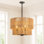  Lustre tambour 5 lumières 18 po Boho
