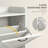 Hall Tree with Storage Bench and Four Hooks-1238037993