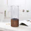 Vase rond en verre pour fleurs