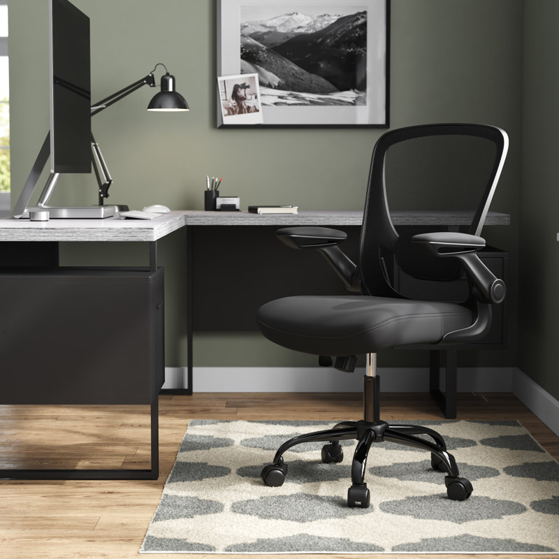 Chaise de travail Darnae, Noir