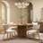 Charlotte 55" Round Fluted Dining Table
