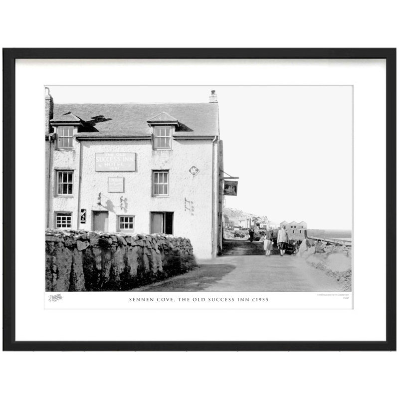 Sennen Cove, The Old Success Inn C1955 by Francis Frith - Single Picture Frame Print, 40cm H x 50cm W x 2.3cm D