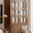American style closed retro bookcase