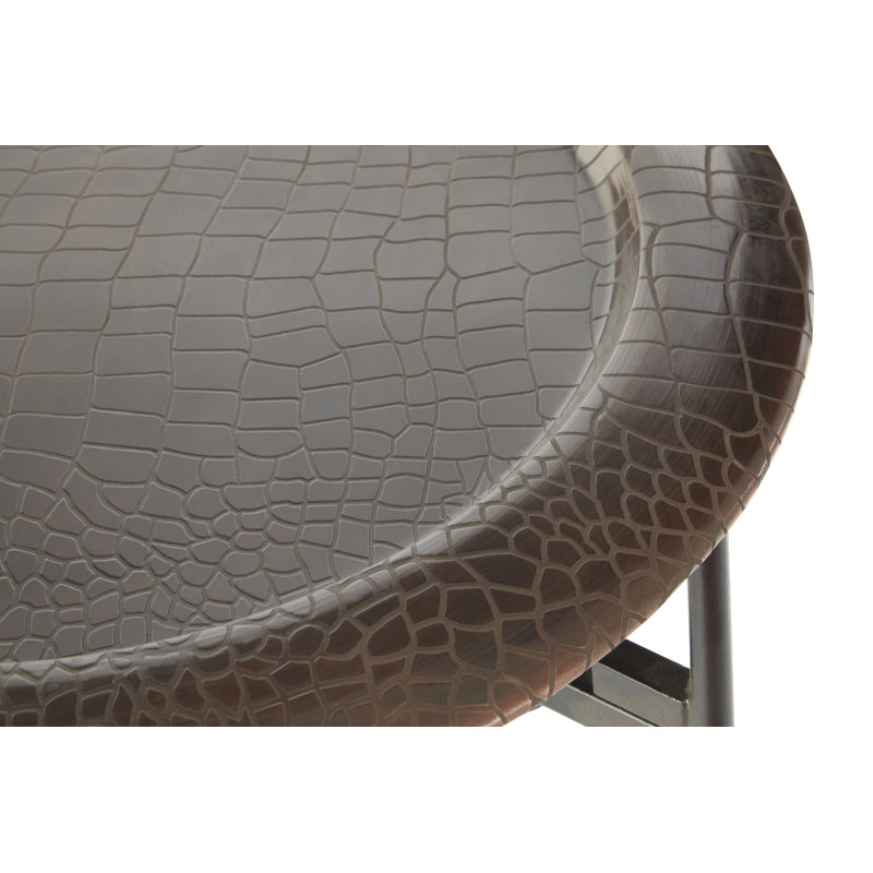 Buariki Tray Top Cross Legs End Table