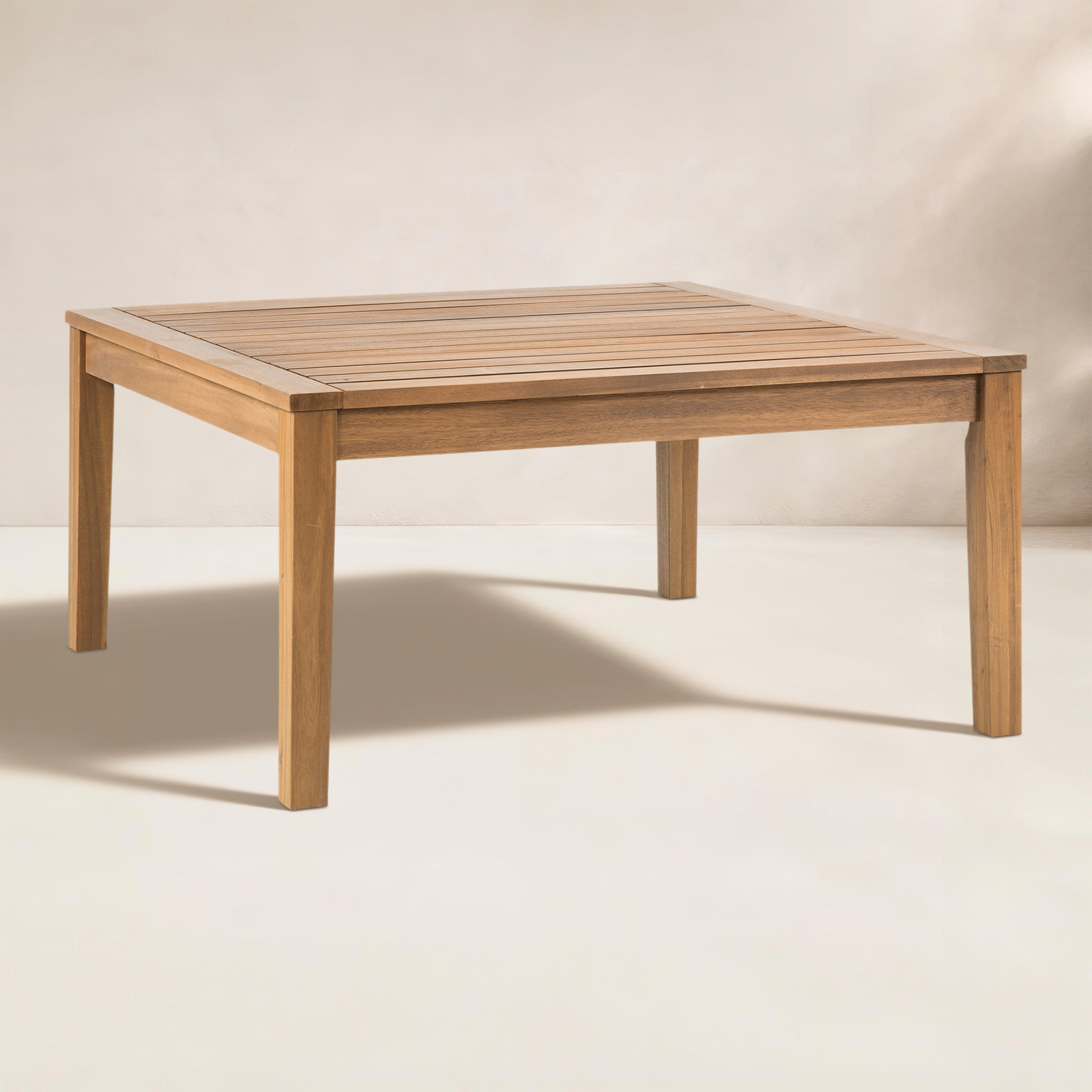 Weslyn 35" Acacia Patio Table