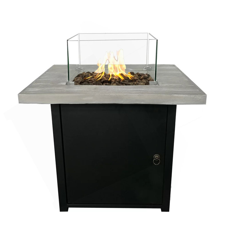 Fibre Reinforced Concrete Propane Fire Pit Table