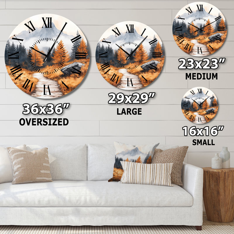 Horloge murale en métal, Petit