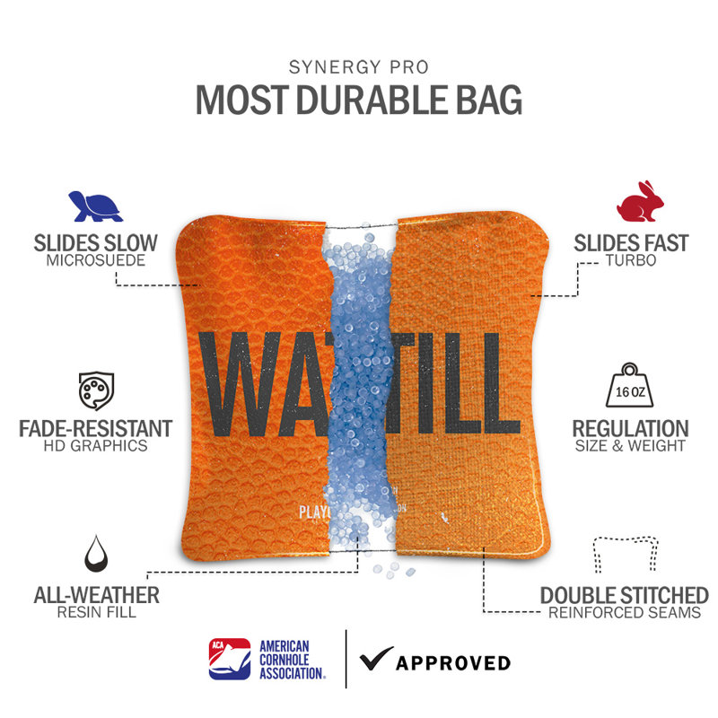 Sacs de cornhole Stillwater, Orange