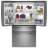 GE Profile™ ENERGY STAR® 28.7 Cu. Ft. Smart Fingerprint Resistant 4-Door French-Door Refrigerator With Dual-Dispense AutoFill Pitcher