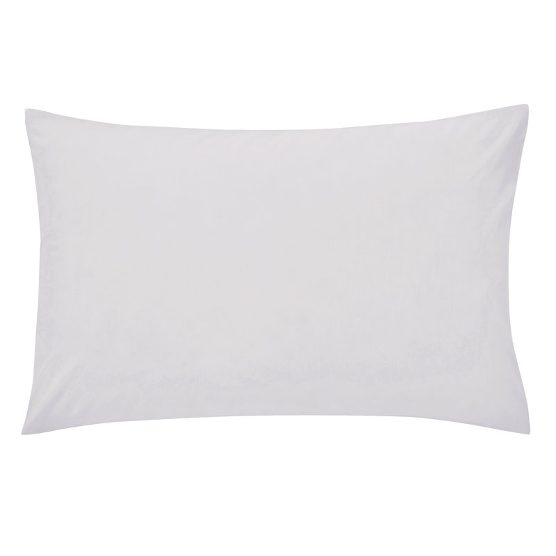 Plain Dyed Envelope Housewife Pillowcase, Silver