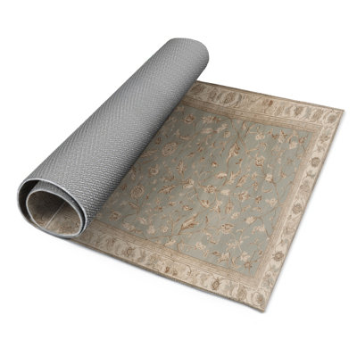 Tabriz Gray Indoor and Outdoor Area Rug