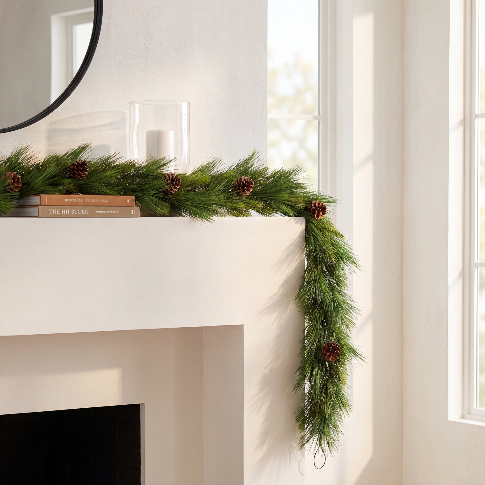 108" Pinecone Christmas Garland