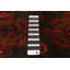 Tapis noir et brun Teimani 3 pi 7 po x 6 pi 9 po