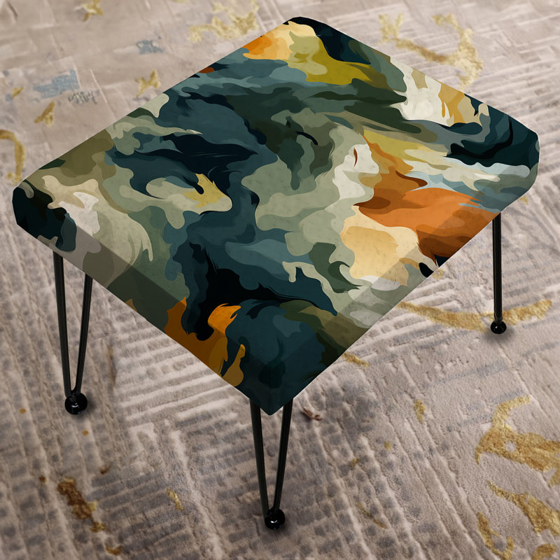 Artistic Concealment - Camouflage Rectangle Ottoman