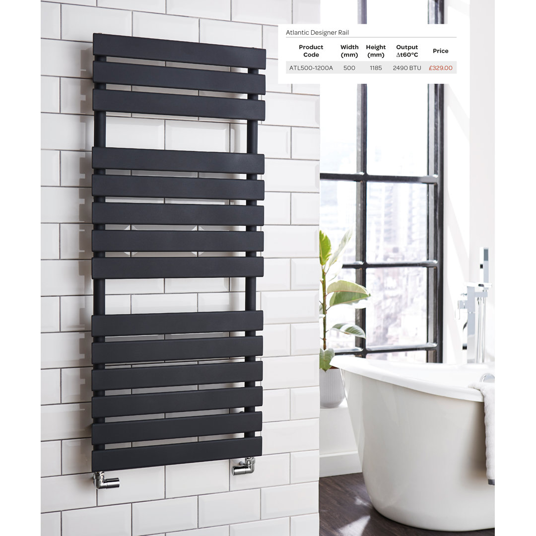 Atlantic Vertical Flat Panel Towel Rail