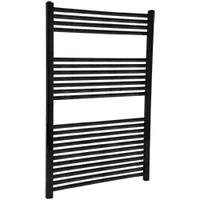 Denby Wall Mount Electric Towel Warmer, Black, 44" H x 29.5" W x 5.19" D