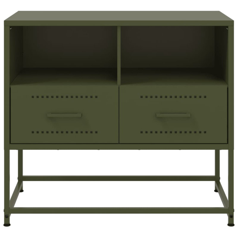 Antwana Unfinished TV Stand for TVs up to 24", Olive, 68cm