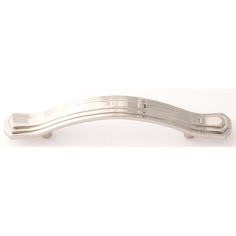 Geometric Arch Pull, Polished Nickel