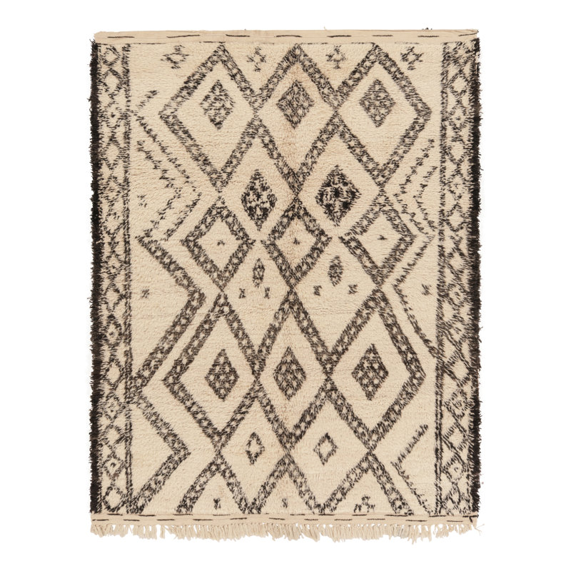 Moroccan One-of-a-Kind 6'6X8'6 Hand Knotted Area Rug