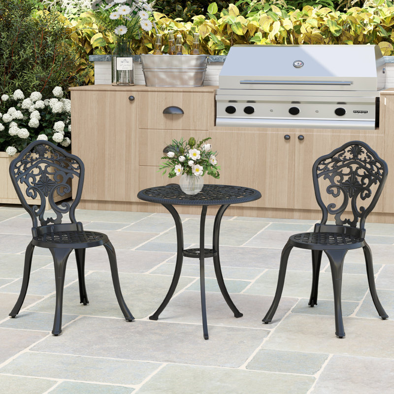 Round 3 - Piece 2 - People 60Cm L Outdoor Bistro Set