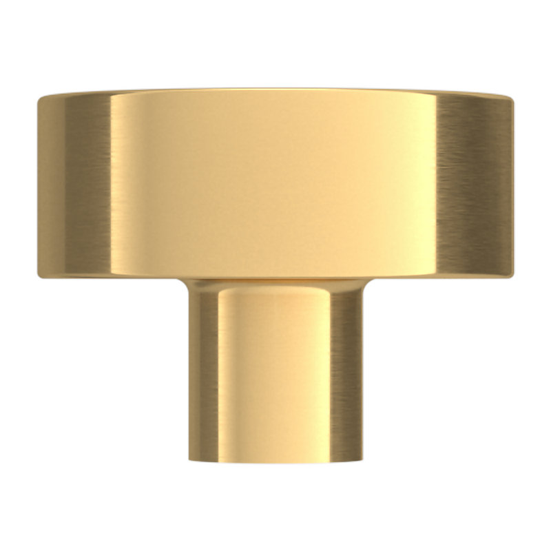4405 Contemporary Knob, 1.5", Satin Brass