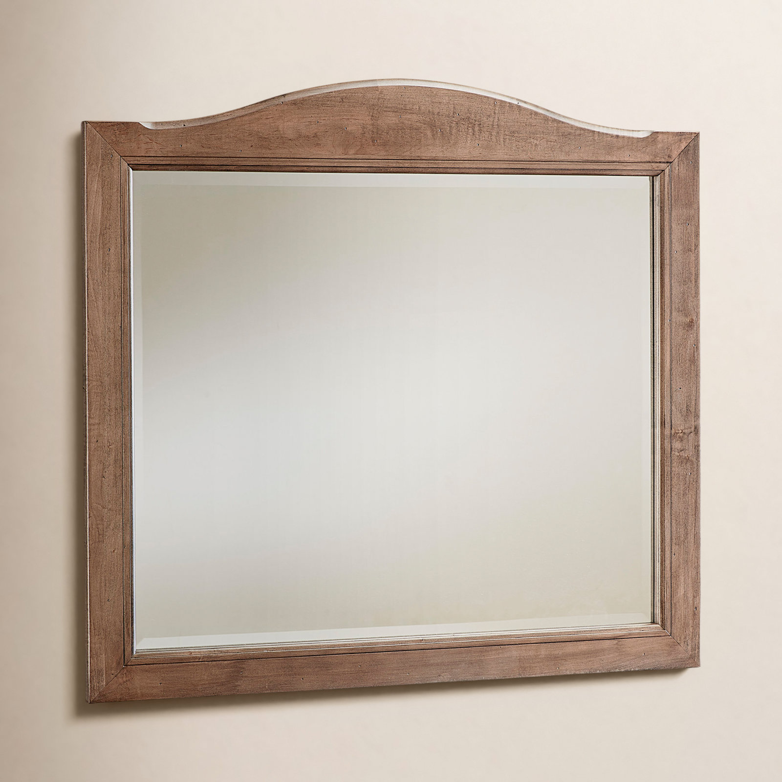 Westin Solid Wood Arch Dresser Mirror, Natural
