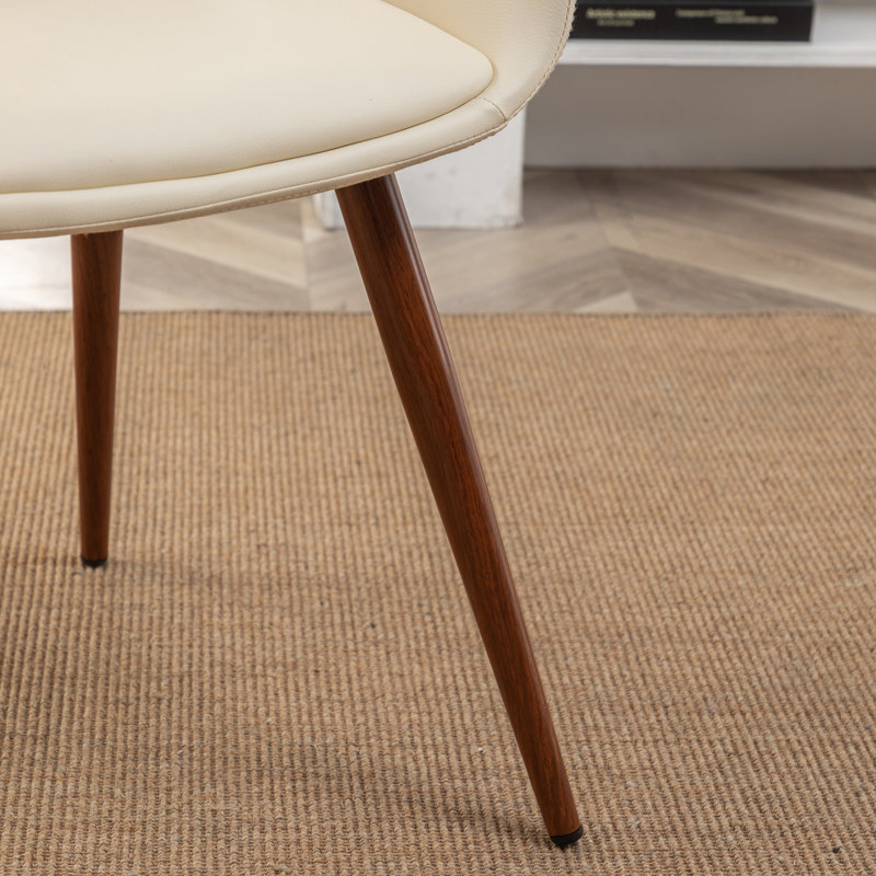 Chaises de salle à manger rembourrées Kopelynn, Beige