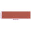Écran de balcon en terre cuite vidaXL 29,5 x 118,1 po PEHD-113666030-113666029
