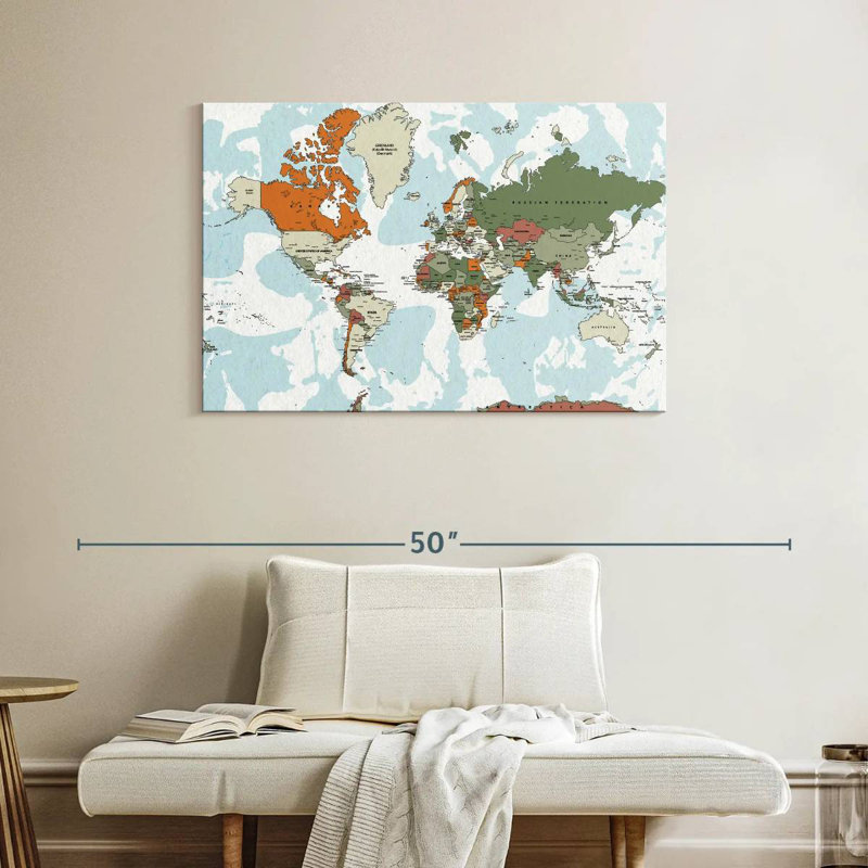 Carte du monde éducatif VI