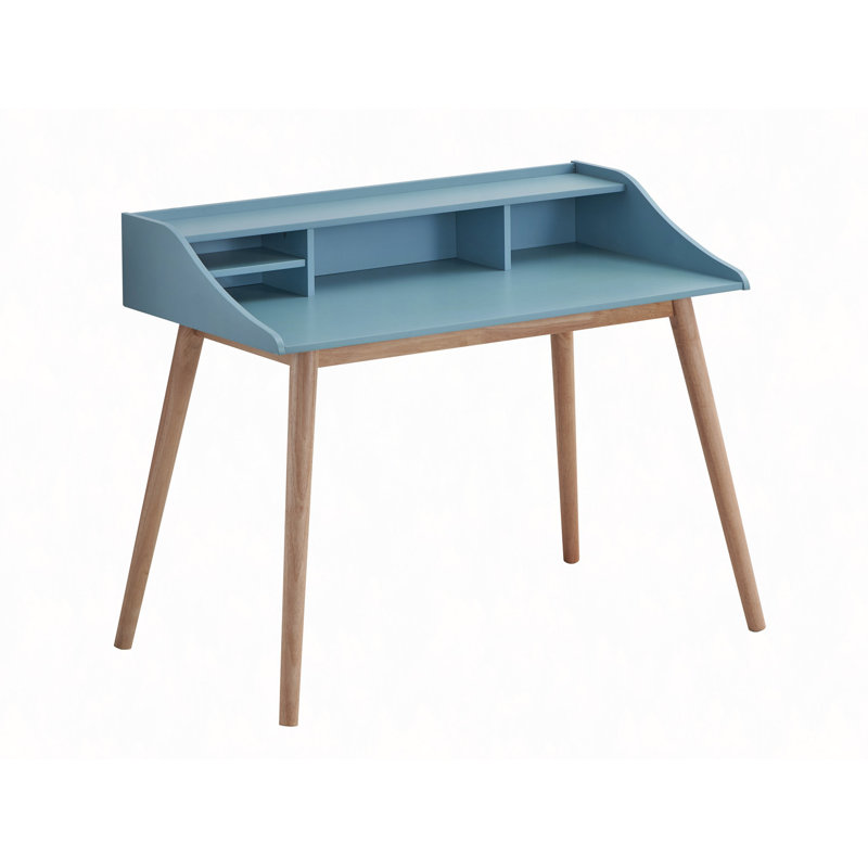 Bureau d'écriture Mid-Century, Bleu