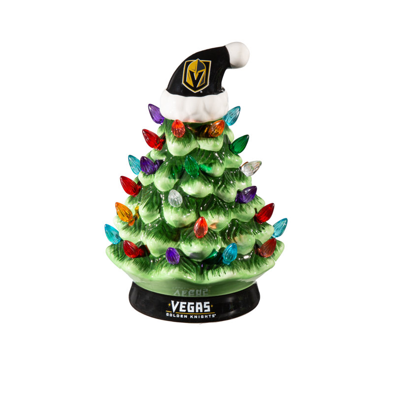 Maclachlan Christmas Tabletop Tree, Vegas Golden Knights