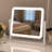 Rectangle LED Bedroom Mirror with Adjustable Lights