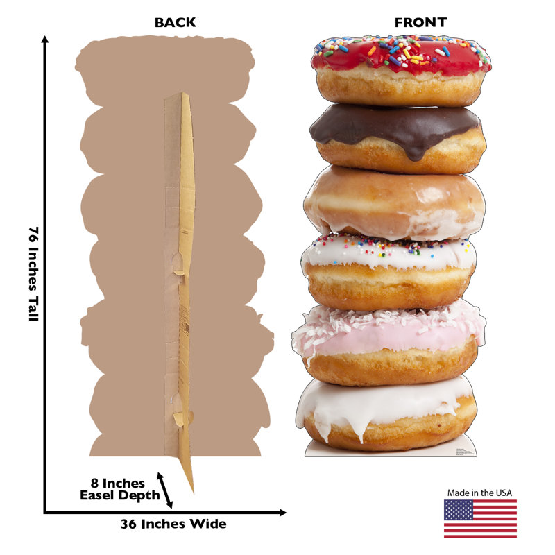 76'' Food & Beverage Cardboard Standup