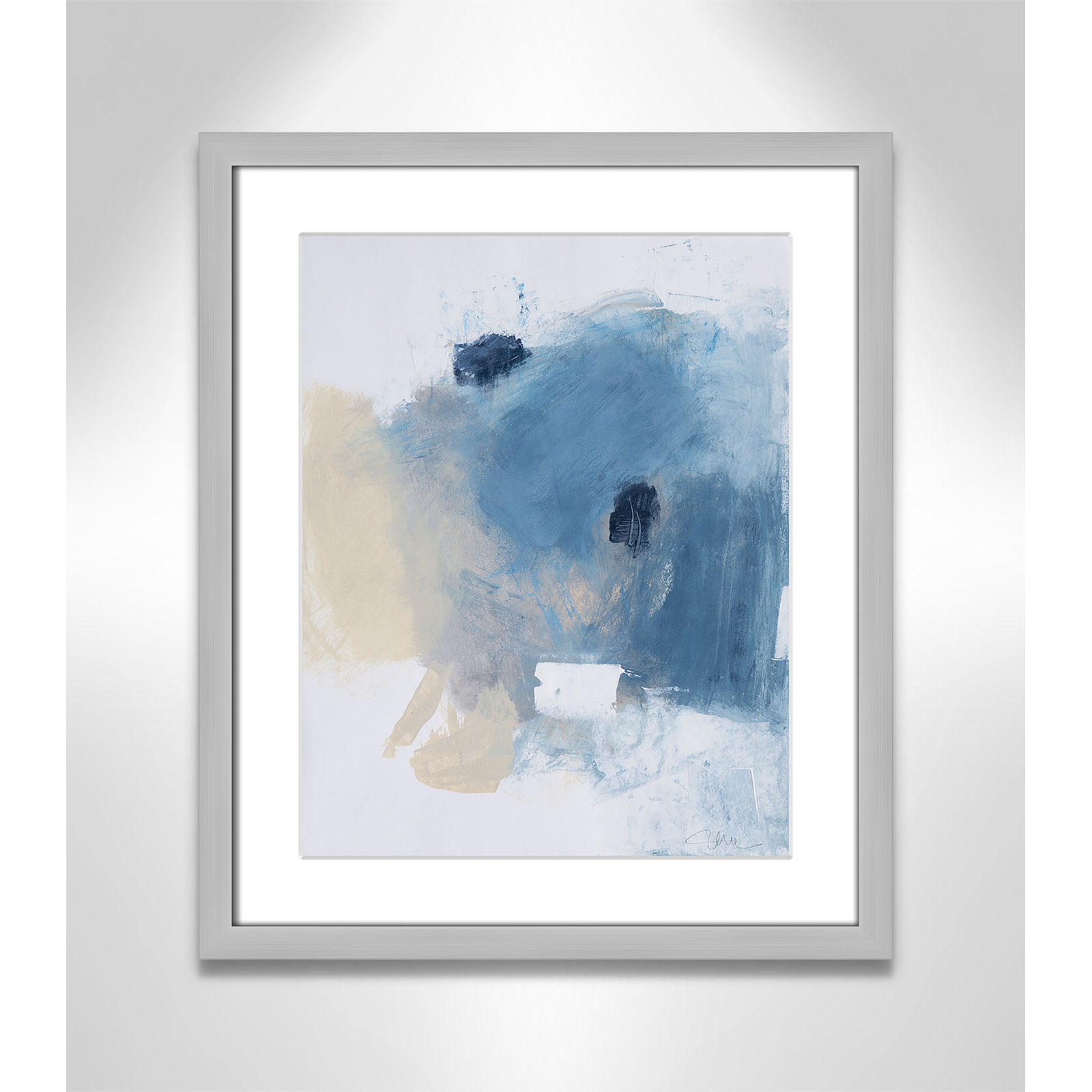 Coastal Carnival I Print by Casa Fine Arts, White, 19" H x 16" W x 1.25" D, Silver Single Picture Framed Paper