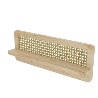 Bolware Natural Wood Bracket Shelf