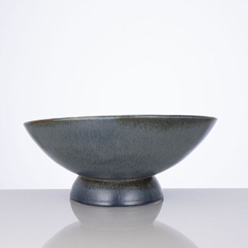 Santorini Handmade Ceramic Bowl, Blue