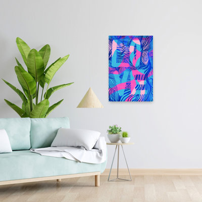 Contemporary Art Bold Colorful Romantic Wall Art