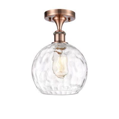 Plafonnier semi-encastré 1 lumière 8 po Cindi