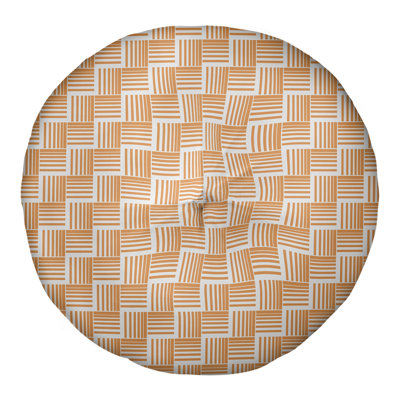 Coussin de sol classique à rayures Baskettressées