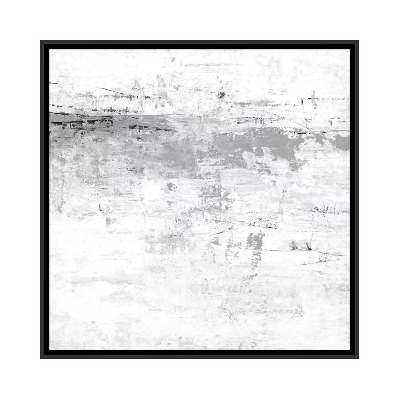 «Blizzard I», reproduction sur toile, H 18 po x l 18 po x P 1,5 po, Toile avec cadre noir