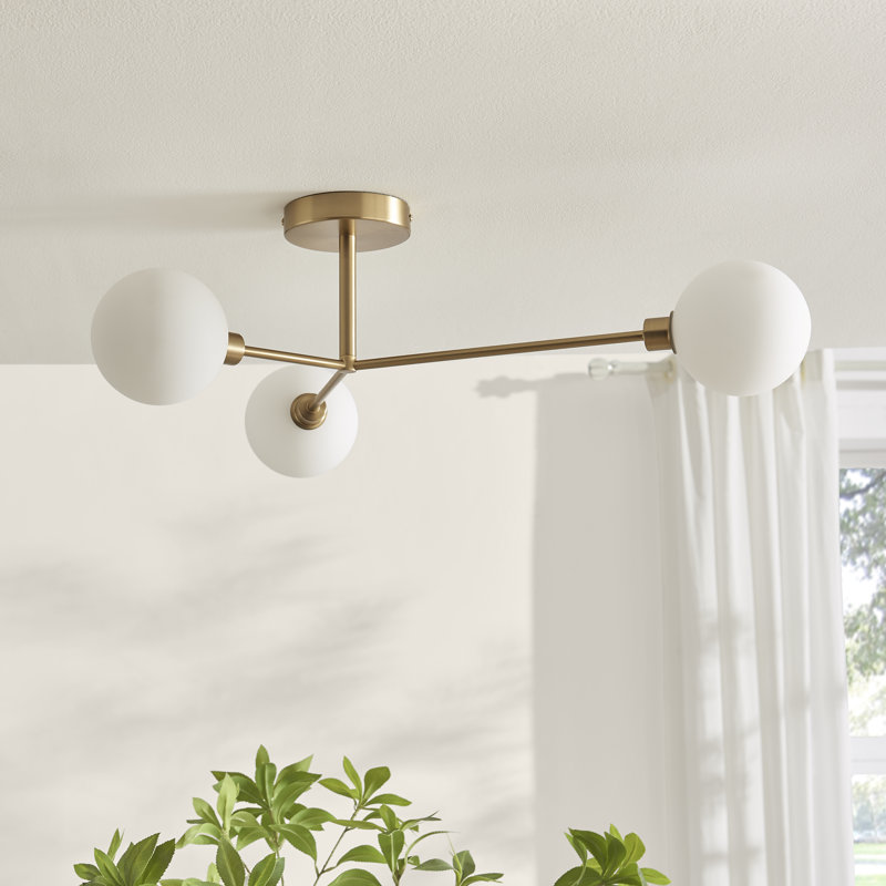Denislav 3 - Light Metal Globe Pendant